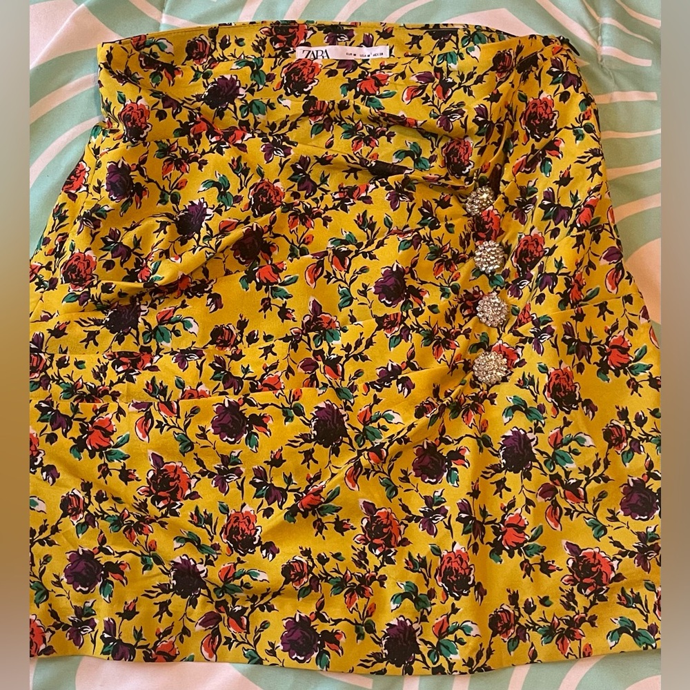 Beautiful flower skirt.